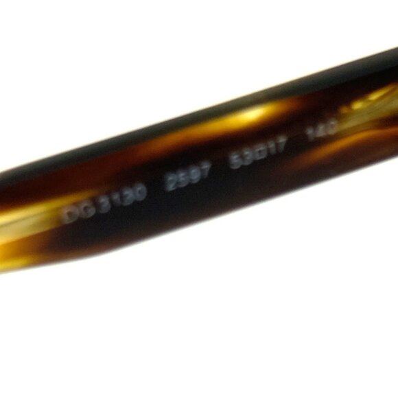 Dolce Gabbana Model DG 3130 2597 Tortoise Shell Glasses Size 53/17/140 - Picture 4 of 8